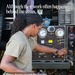 A military airman in uniform operates a fuel control panel on what appears to be a fuel truck or refueling equipment. The image is part of a promotional graphic for the 165th Airlift Wing, highlighting the behind-the-scenes work of fueling personnel. Overlaid text emphasizes the critical role these airmen play in enabling military flight operations.