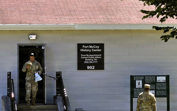 Soldiers with 405th, 399th Field Hospitals visit Fort McCoy Commemorative Area during Warrior Exercise, Regional Medic 2026