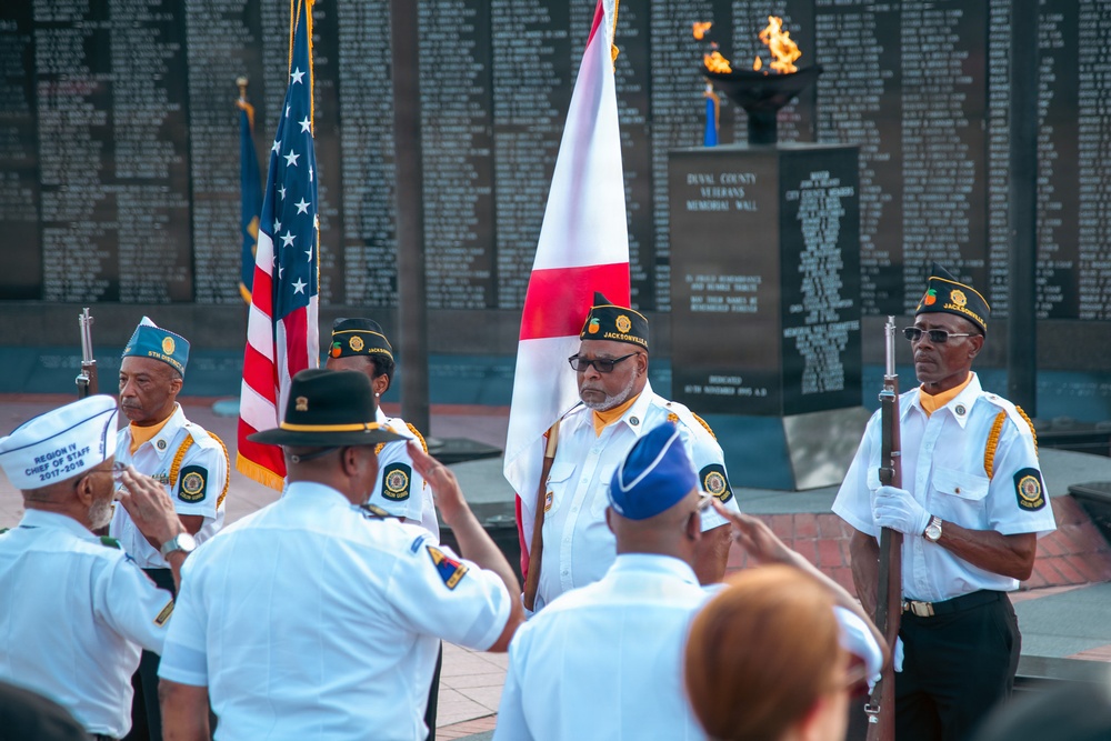 The City of Jacksonville Government Purple Heart Ceremony