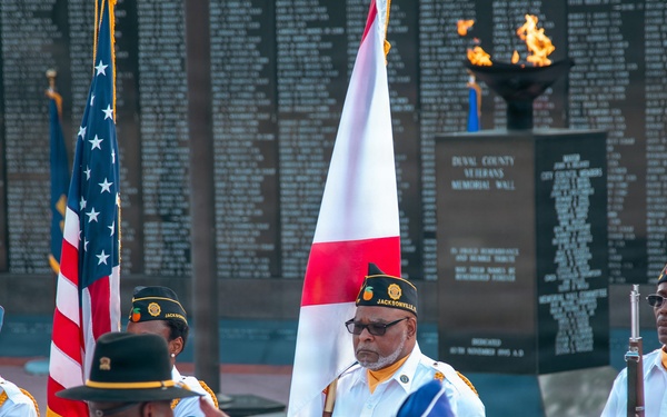 The City of Jacksonville Government Purple Heart Ceremony