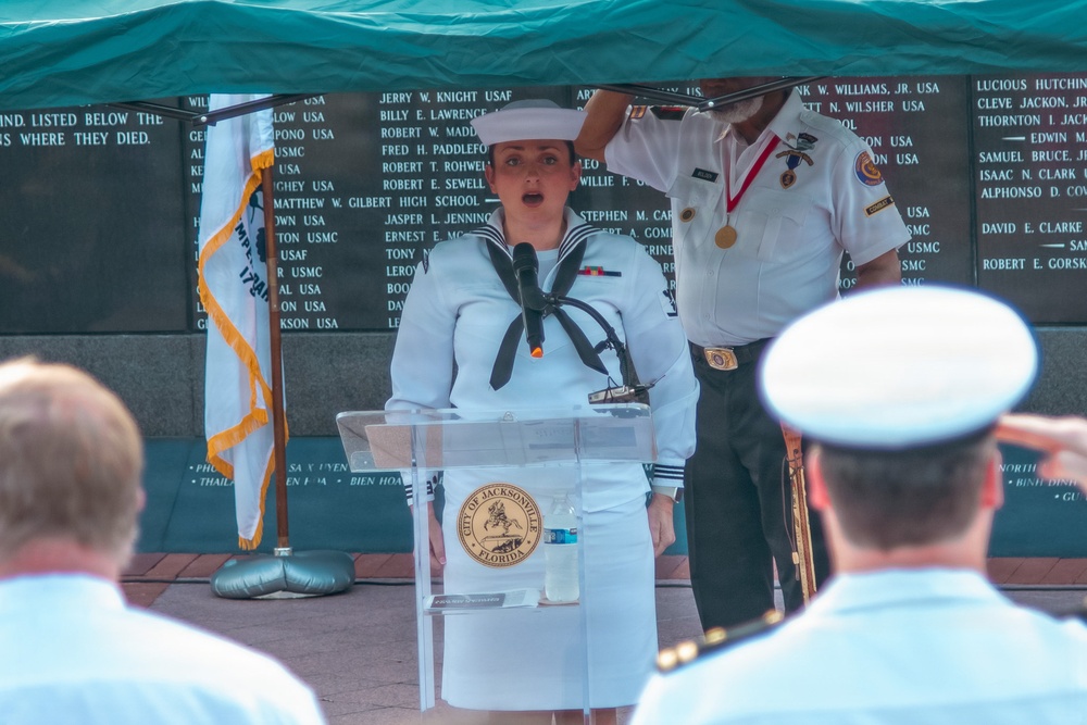 The City of Jacksonville Government Purple Heart Ceremony