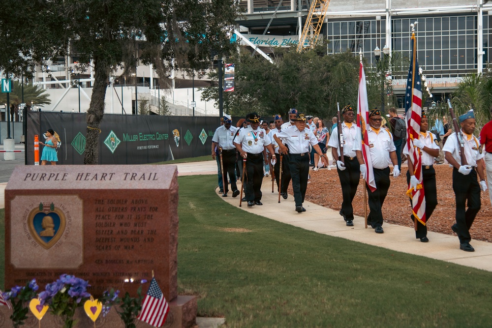 The City of Jacksonville Government Purple Heart Ceremony