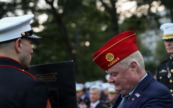 Maj. Gen. Tolar hosts Mr. Dan Wiley at Marine Barracks Washington’s Sunset Parade