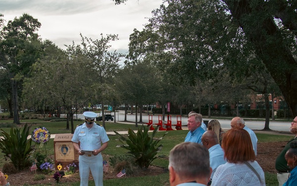 The City of Jacksonville Government Purple Heart Ceremony