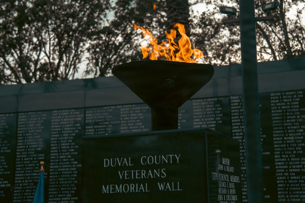 The City of Jacksonville Government Purple Heart Ceremony