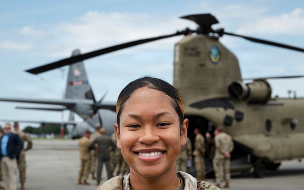 165th Airlift Wing Security Forces Airmen provide security during a DV visit