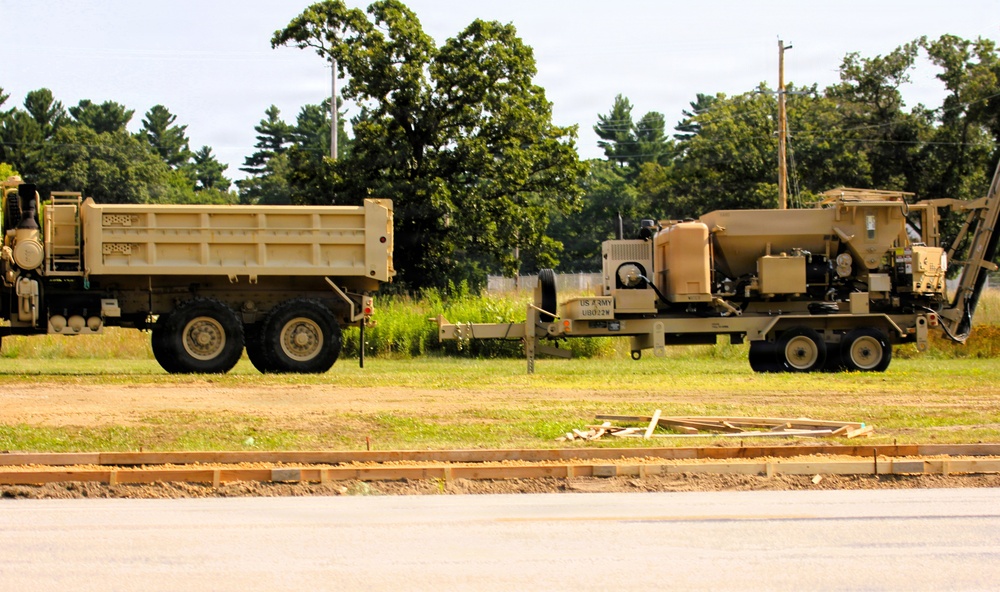609th Engineer Detachment supports Fort McCoy sidewalk troop project during Warrior Exercise '26
