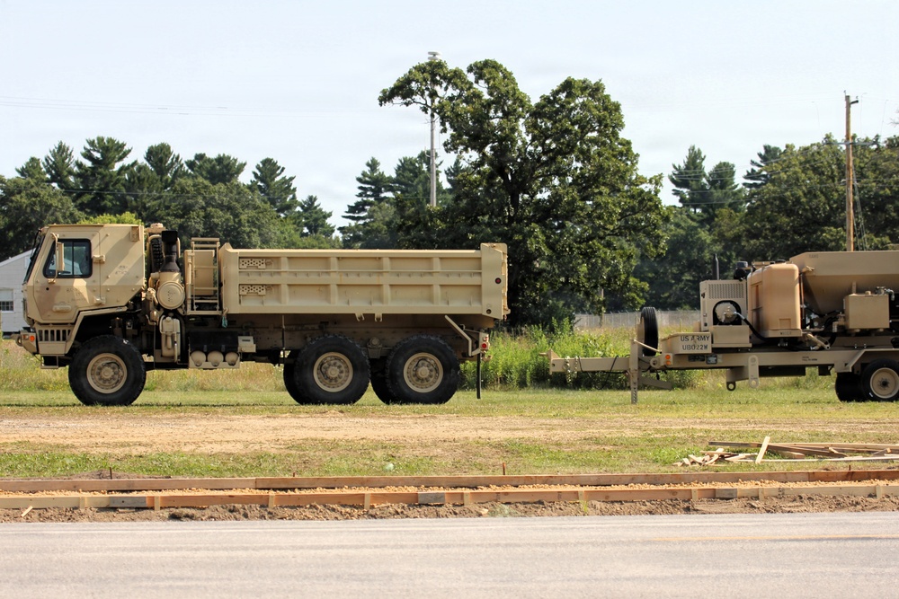 609th Engineer Detachment supports Fort McCoy sidewalk troop project during Warrior Exercise '26