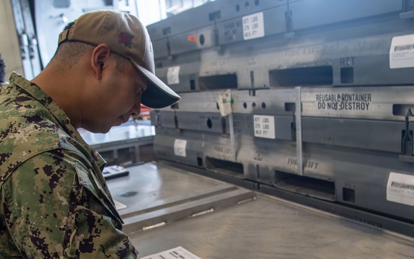 USS Theodore Roosevelt Ammunition Onload