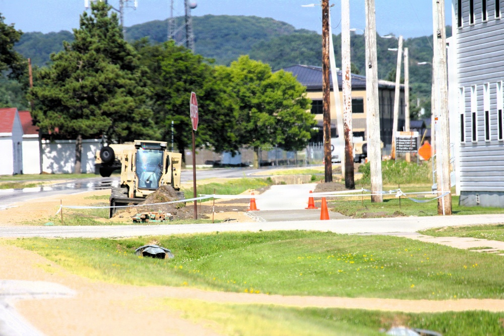 609th Engineer Detachment supports Fort McCoy sidewalk troop project during Warrior Exercise '26