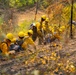 U.S. Army Soldiers from 7th Infantry Division activated as wildland firefighters on the Modrite Fire