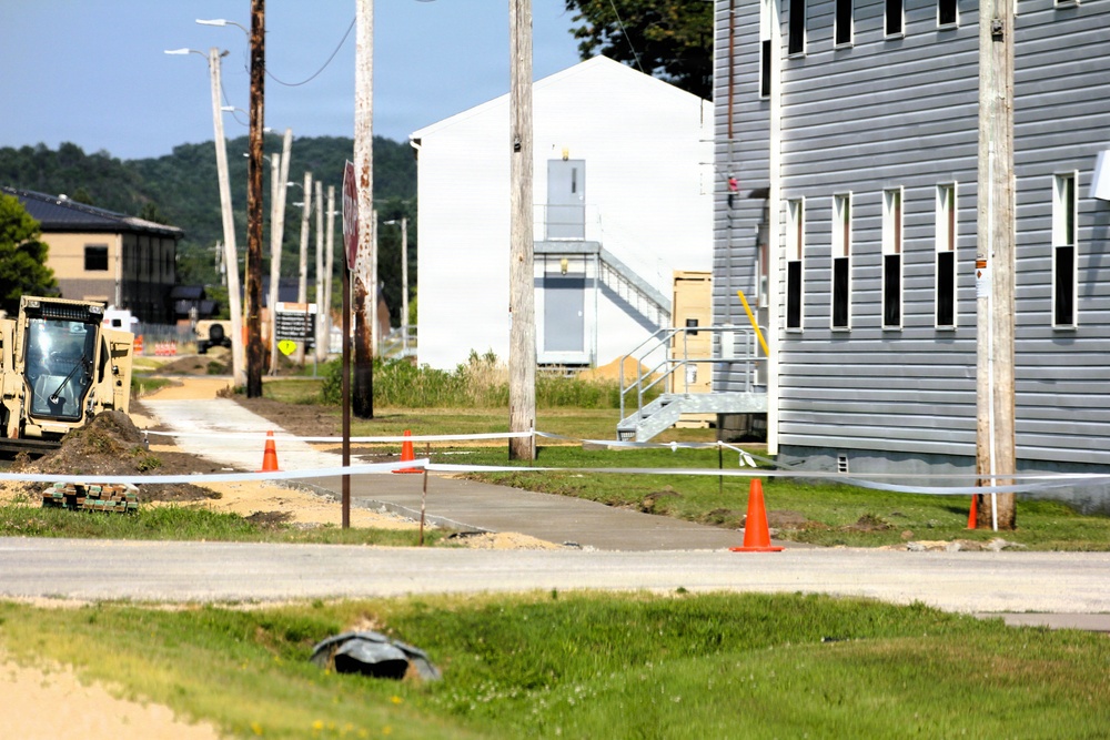 609th Engineer Detachment supports Fort McCoy sidewalk troop project during Warrior Exercise '26