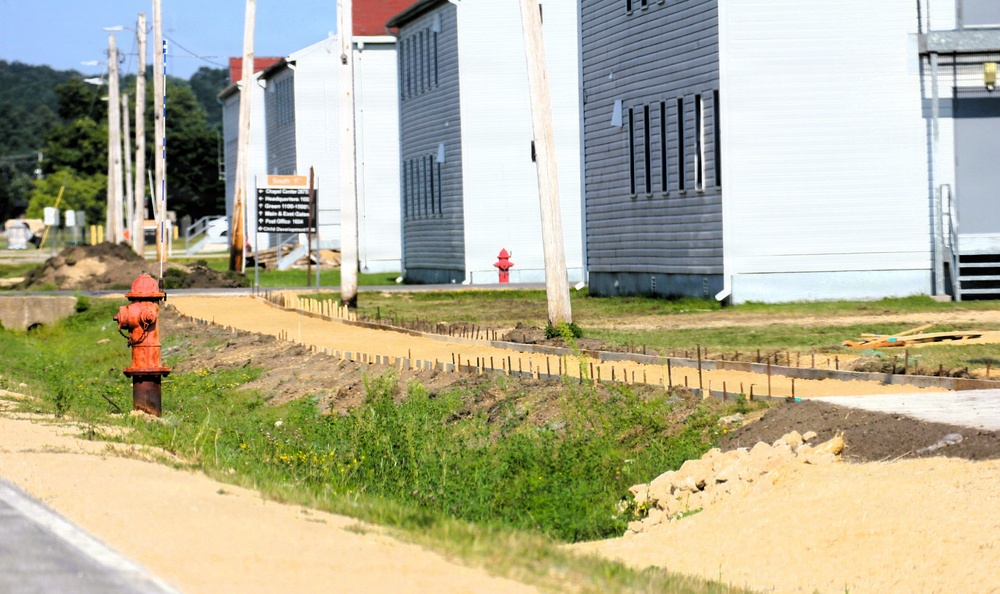 609th Engineer Detachment supports Fort McCoy sidewalk troop project during Warrior Exercise '26