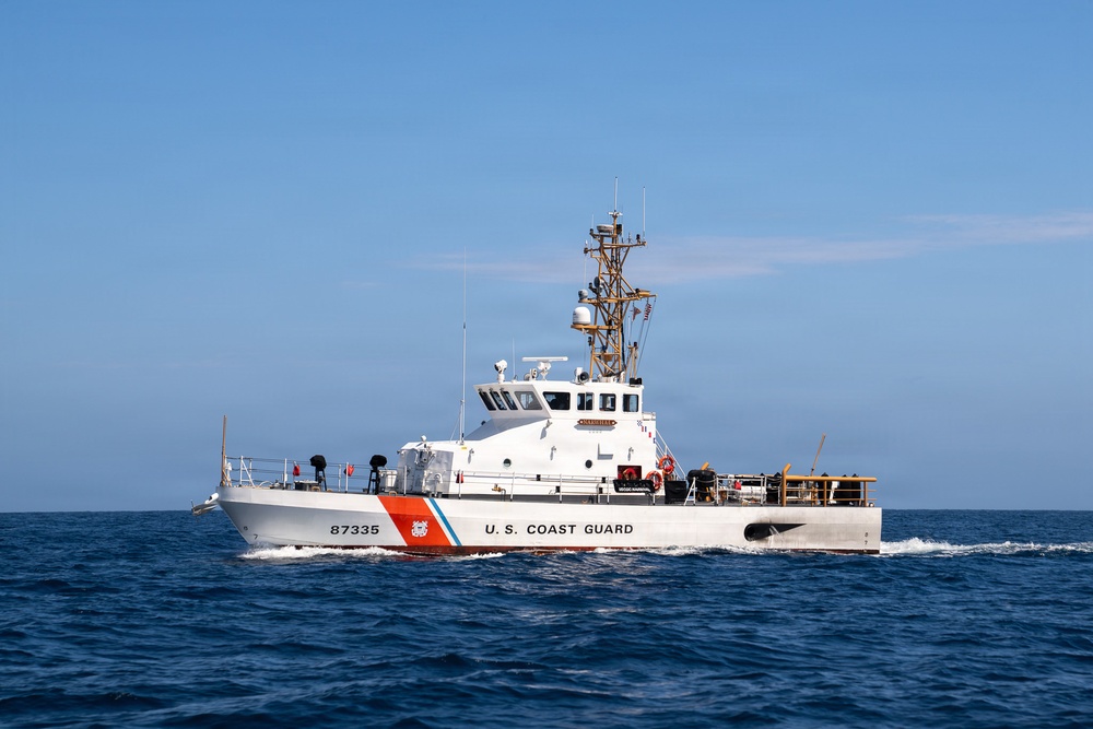 Coast Guard, partners conduct security zone for President of the United States