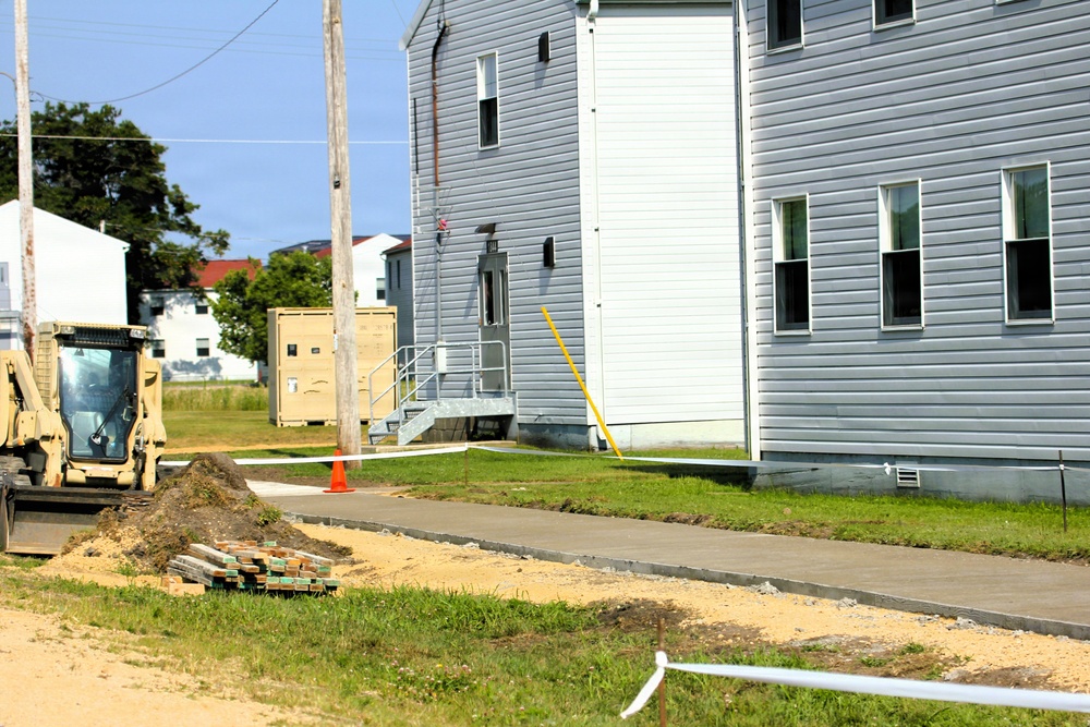 609th Engineer Detachment supports Fort McCoy sidewalk troop project during Warrior Exercise '26
