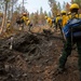 U.S. Army Soldiers from 7th Infantry Division activated as wildland firefighters on the Modrite Fire