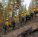 U.S. Army Soldiers from 7th Infantry Division activated as wildland firefighters on the Modrite Fire
