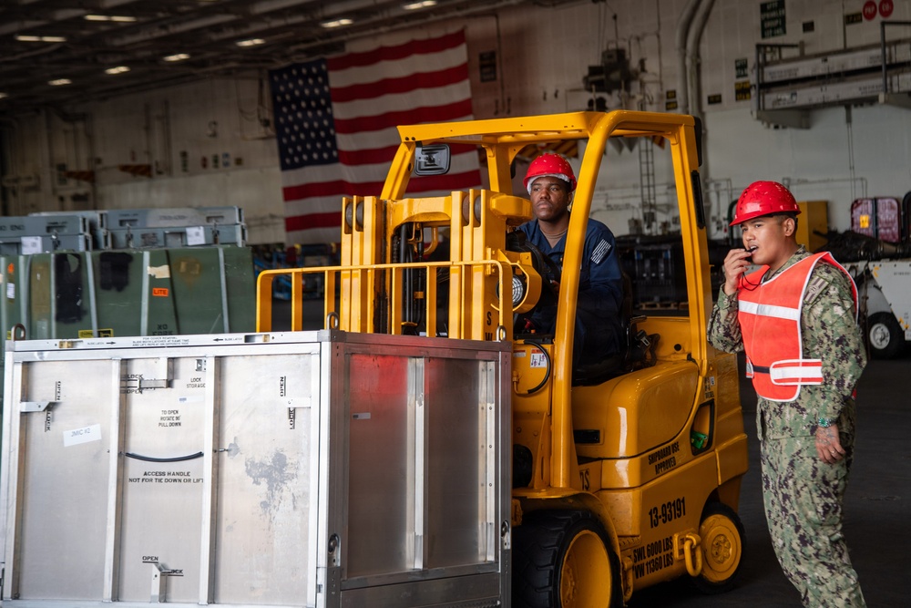USS Theodore Roosevelt Ammunition Onload