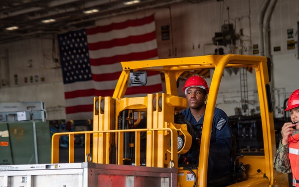 USS Theodore Roosevelt Ammunition Onload