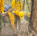 U.S. Army Soldiers from 7th Infantry Division activated as wildland firefighters on the Modrite Fire