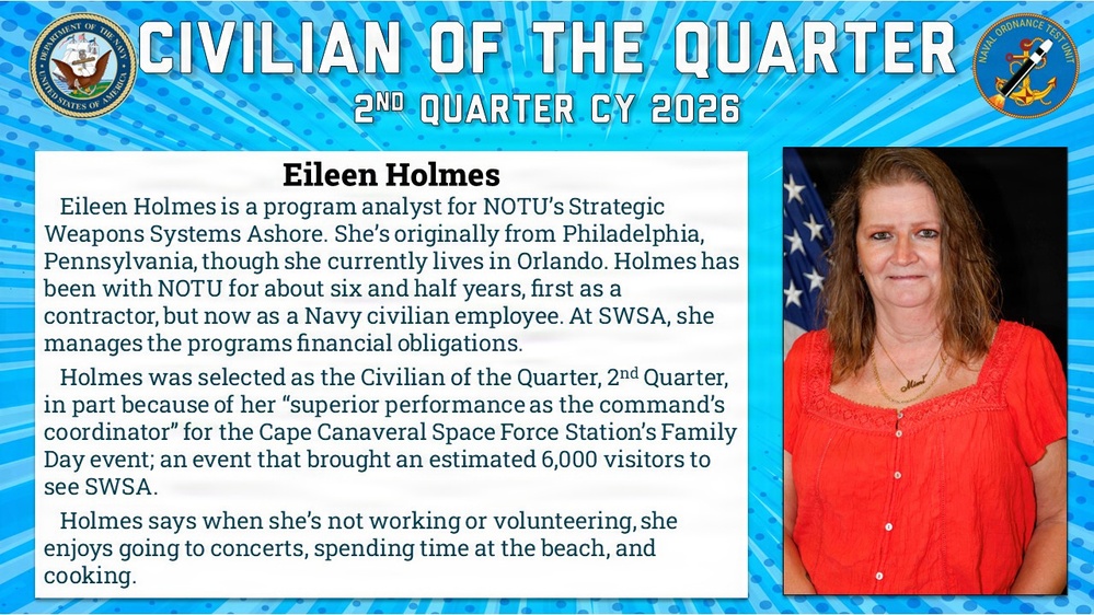 Civilian of the Quarter (2nd Qtr)