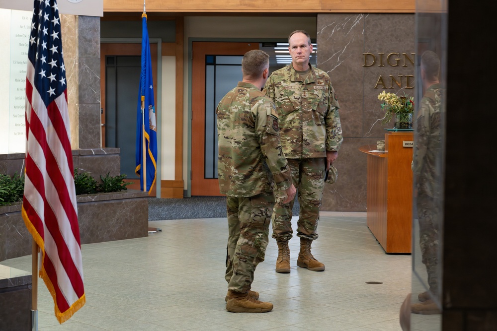 Lt. Gen. Jefferson O’Donnell, Deputy Chief of Staff, Manpower, Personnel and Services visits AFMAO