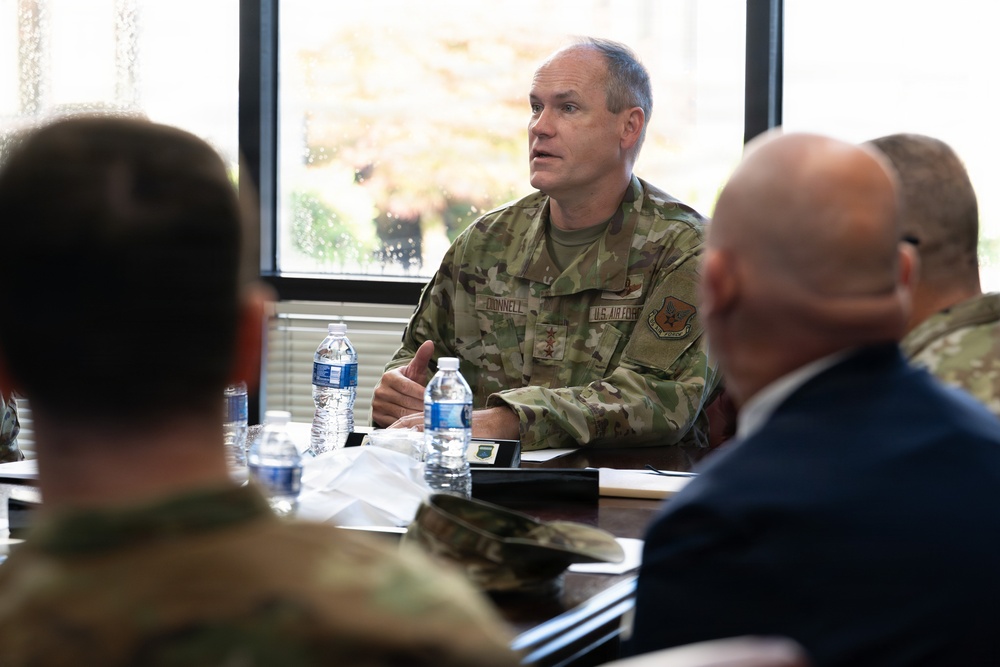 Lt. Gen. Jefferson O’Donnell, Deputy Chief of Staff, Manpower, Personnel and Services visits AFMAO
