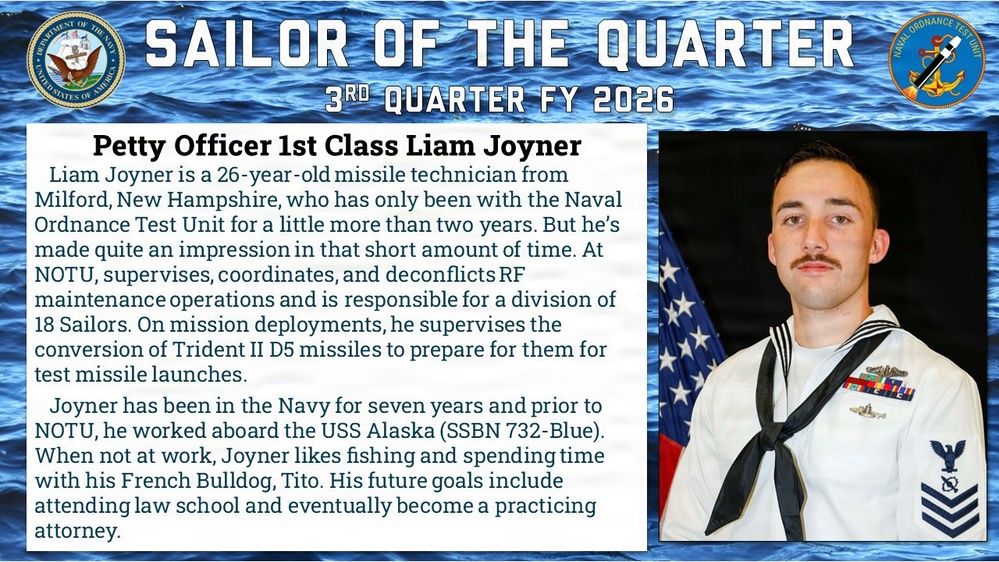 Sailor of the Quarter (3rd Qtr)
