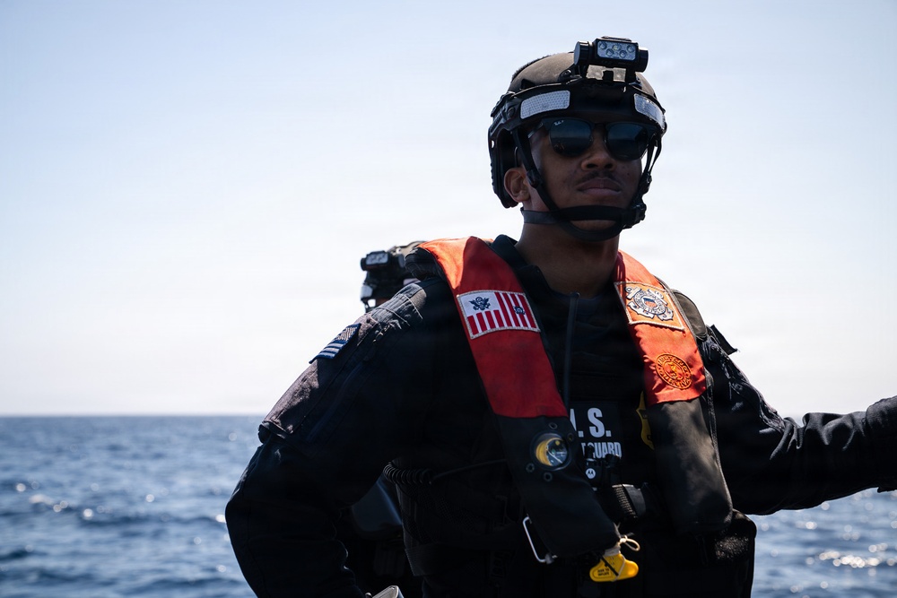 Coast Guard, partners conduct security zone for President of the United States