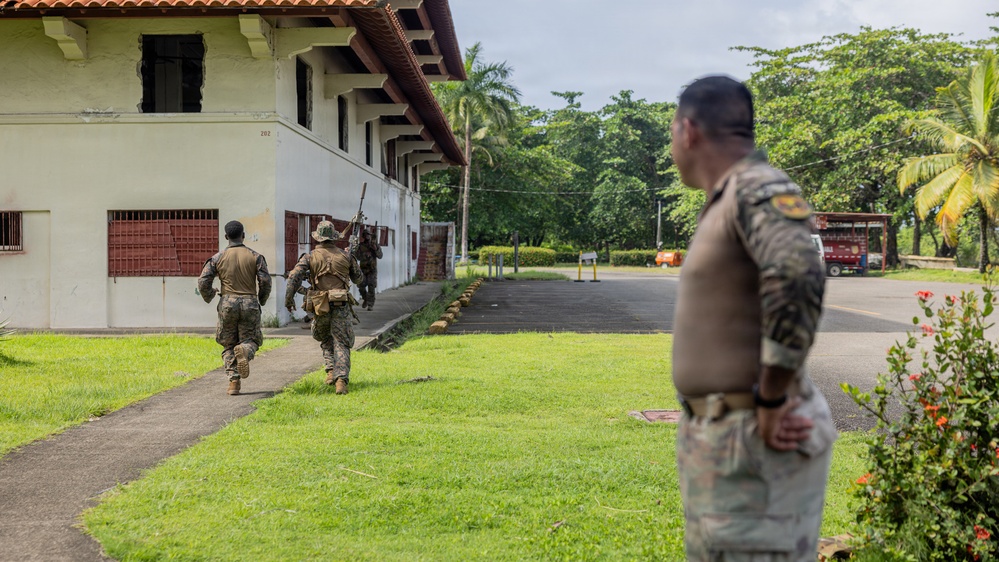 PANAMAX-26: V1/6, Partner forces conduct combat patrol and engagement drills