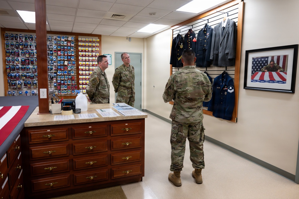 Lt. Gen. Jefferson O’Donnell, Deputy Chief of Staff, Manpower, Personnel and Services visits AFMAO