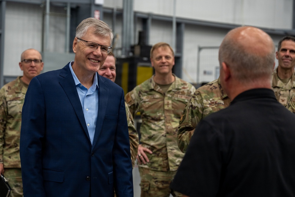SecAF Meink visits Team McConnell