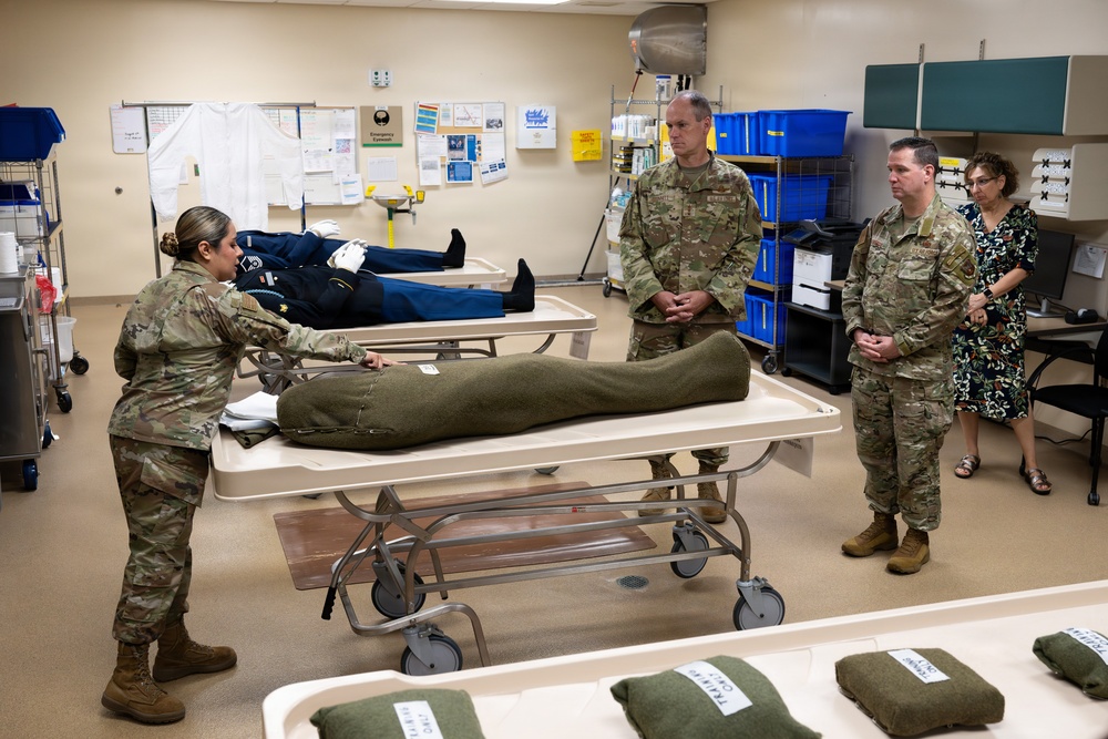 Lt. Gen. Jefferson O’Donnell, Deputy Chief of Staff, Manpower, Personnel and Services visits AFMAO