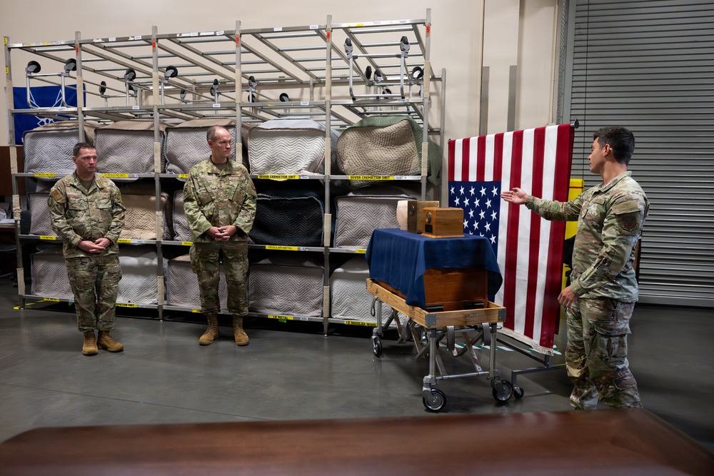 Lt. Gen. Jefferson O’Donnell, Deputy Chief of Staff, Manpower, Personnel and Services visits AFMAO