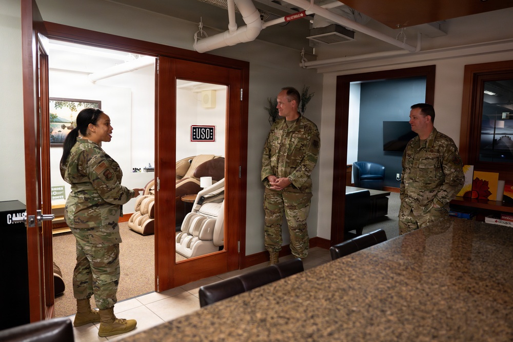Lt. Gen. Jefferson O’Donnell, Deputy Chief of Staff, Manpower, Personnel and Services visits AFMAO