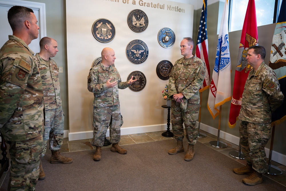 Lt. Gen. Jefferson O’Donnell, Deputy Chief of Staff, Manpower, Personnel and Services visits AFMAO