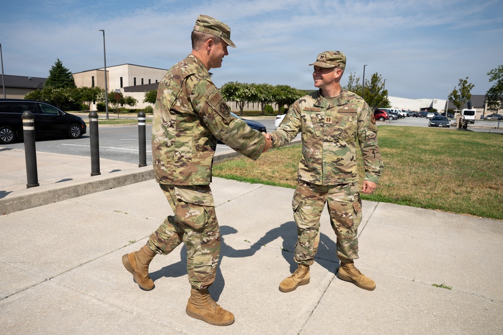 Lt. Gen. Jefferson O’Donnell, Deputy Chief of Staff, Manpower, Personnel and Services visits AFMAO