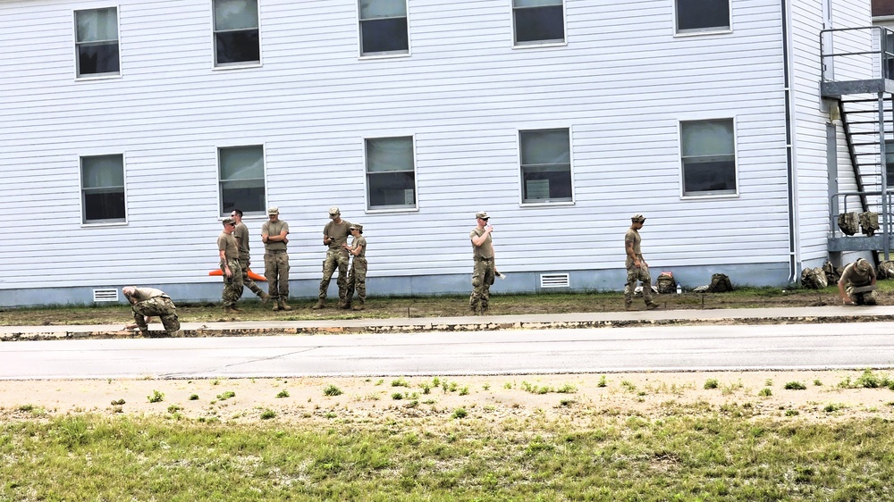 609th Engineer Detachment supports Fort McCoy sidewalk troop project during Warrior Exercise '26