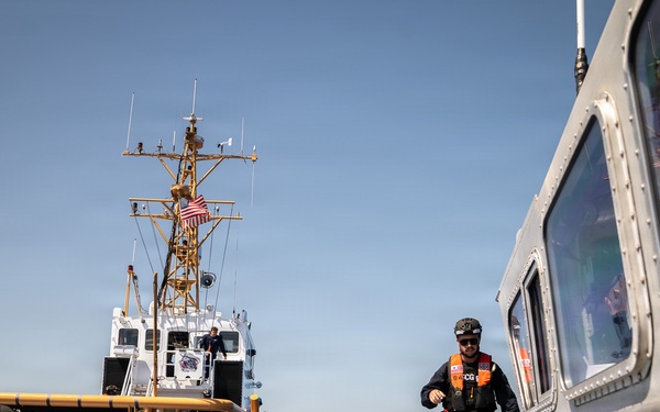 Coast Guard, partners conduct security zone for President of the United States