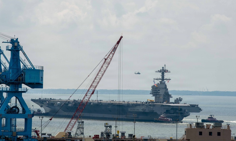 Pre-Commissioning Unit (PCU) John F. Kennedy (CVN 79) Begins Acceptance Trials