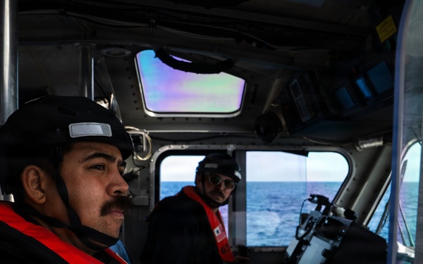 Coast Guard, partners conduct security zone for President of the United States