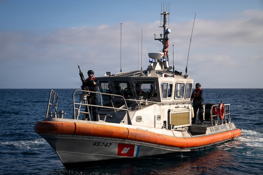 Coast Guard, partners conduct security zone for President of the United States