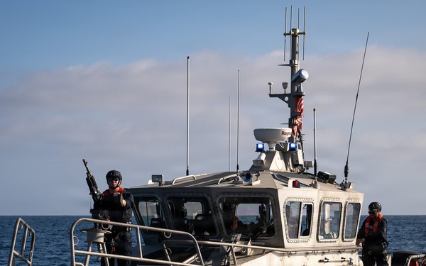 Coast Guard, partners conduct security zone for President of the United States