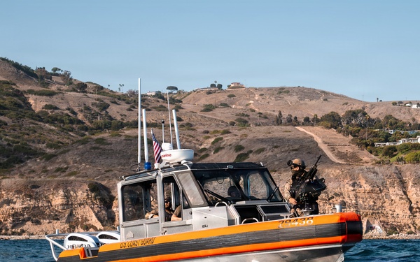 Coast Guard, partners conduct security zone for President of the United States