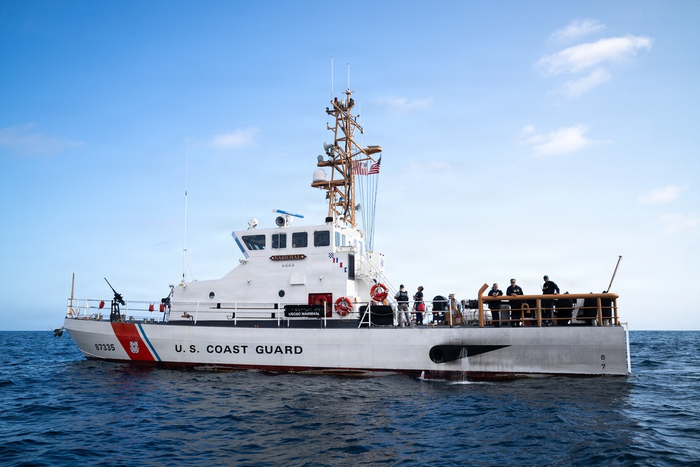 Coast Guard, partners conduct security zone for President of the United States