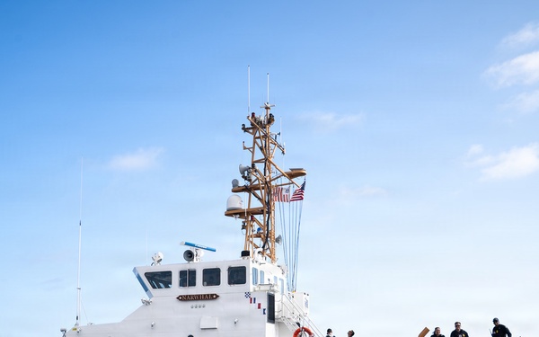 Coast Guard, partners conduct security zone for President of the United States
