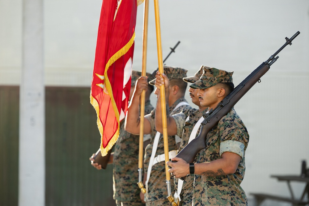 4th AABn Sundown Ceremony