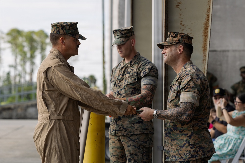 4th AABn Sundown Ceremony