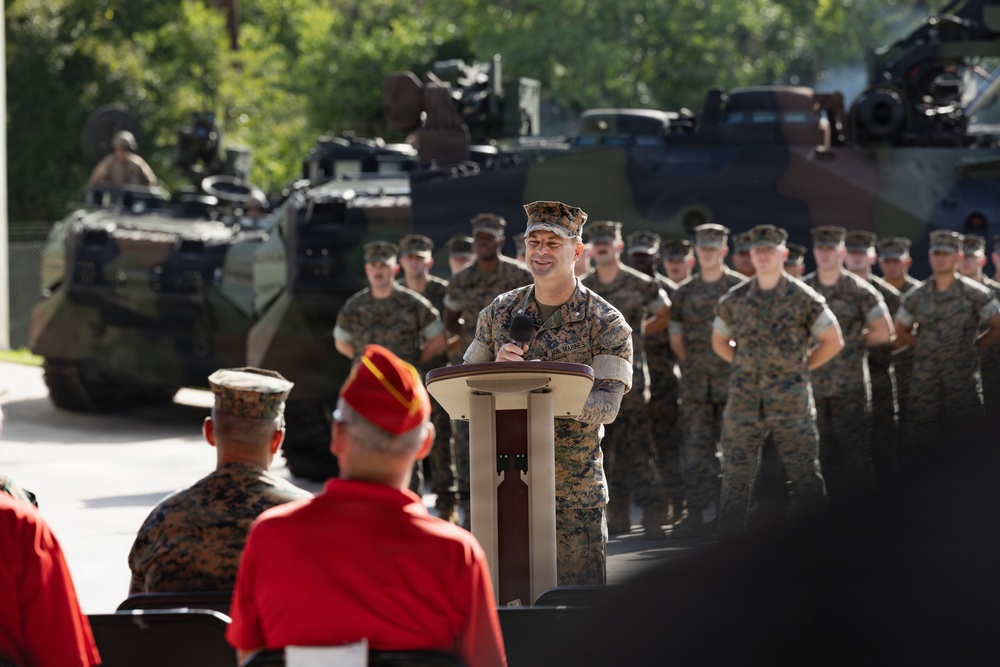 4th AABn Sundown Ceremony