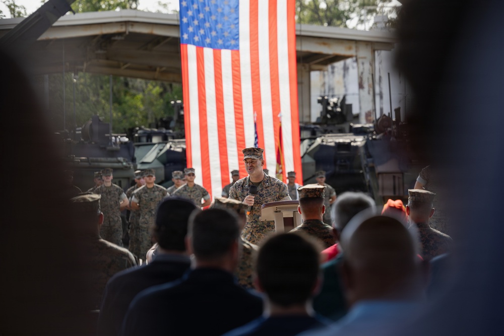 4th AABn Sundown Ceremony